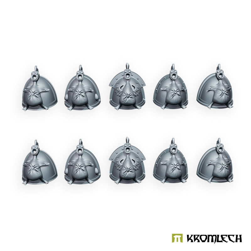 KROMLECH Deep Fried Rubber Chicken Pattern Shoulder Pads