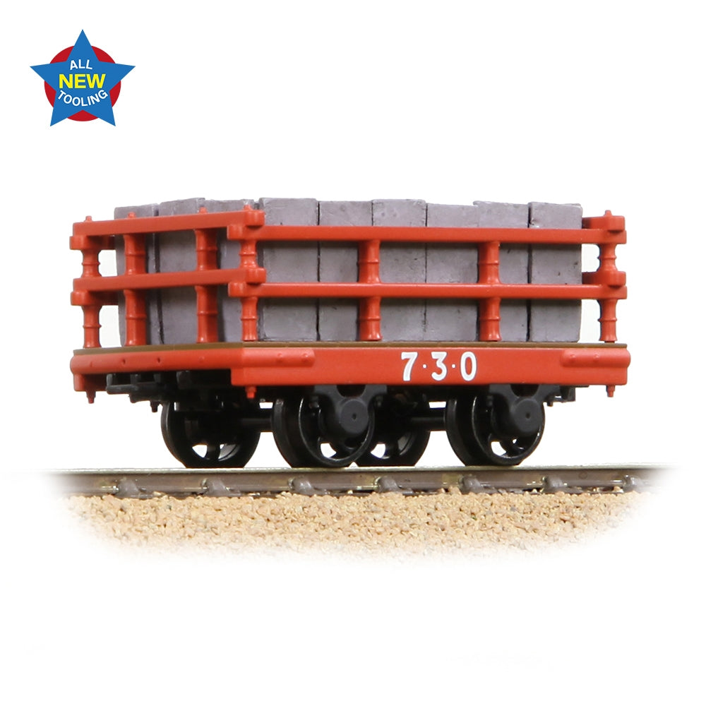 BACHMANN BRANCHLINE NG7 Dinorwic Slate Wagon with sides Red [WL]