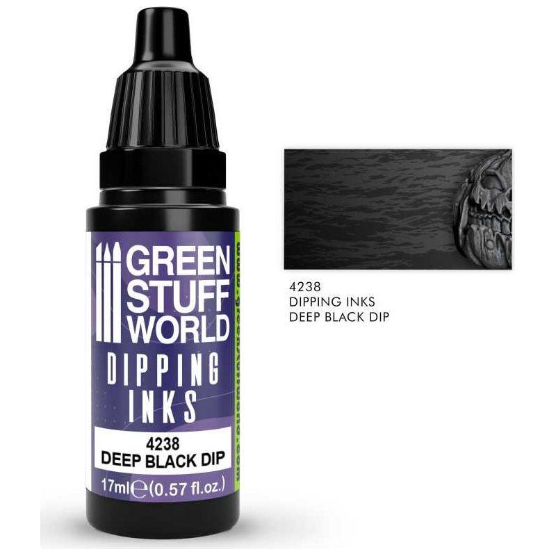 GREEN STUFF WORLD Dipping ink 17 ml - Deep Black Dip