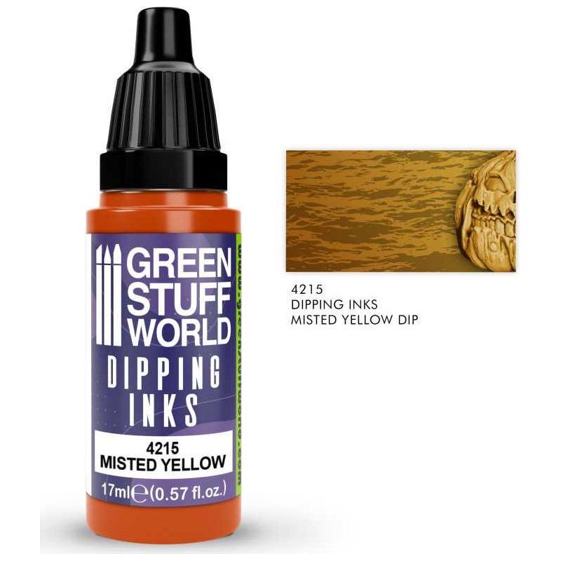 GREEN STUFF WORLD Dipping ink 17 ml - Misted Yellow Dip