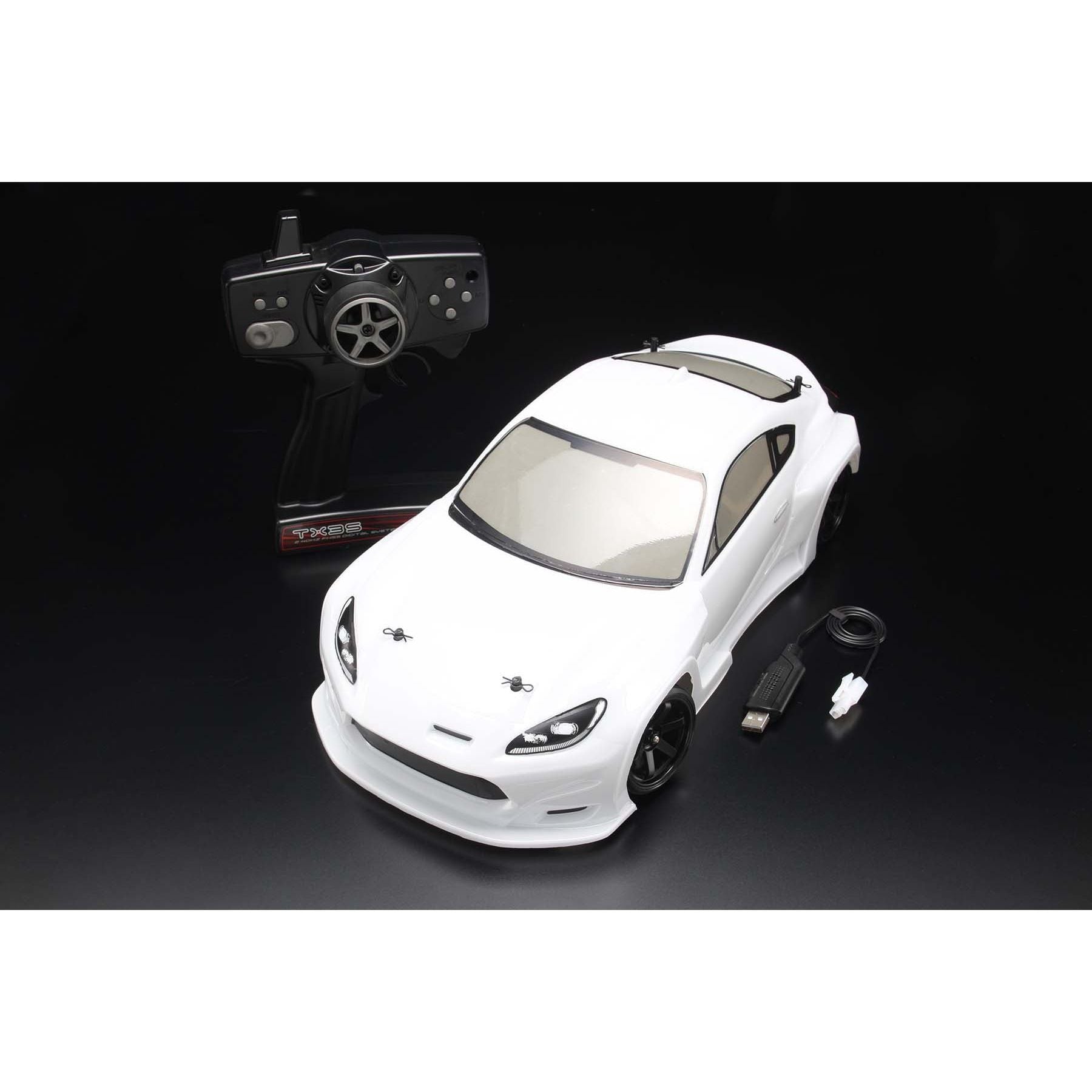 YOKOMO 1/10 EP 2WD Drift Package Pandem GR86 White Assembled with Gyro Brushed