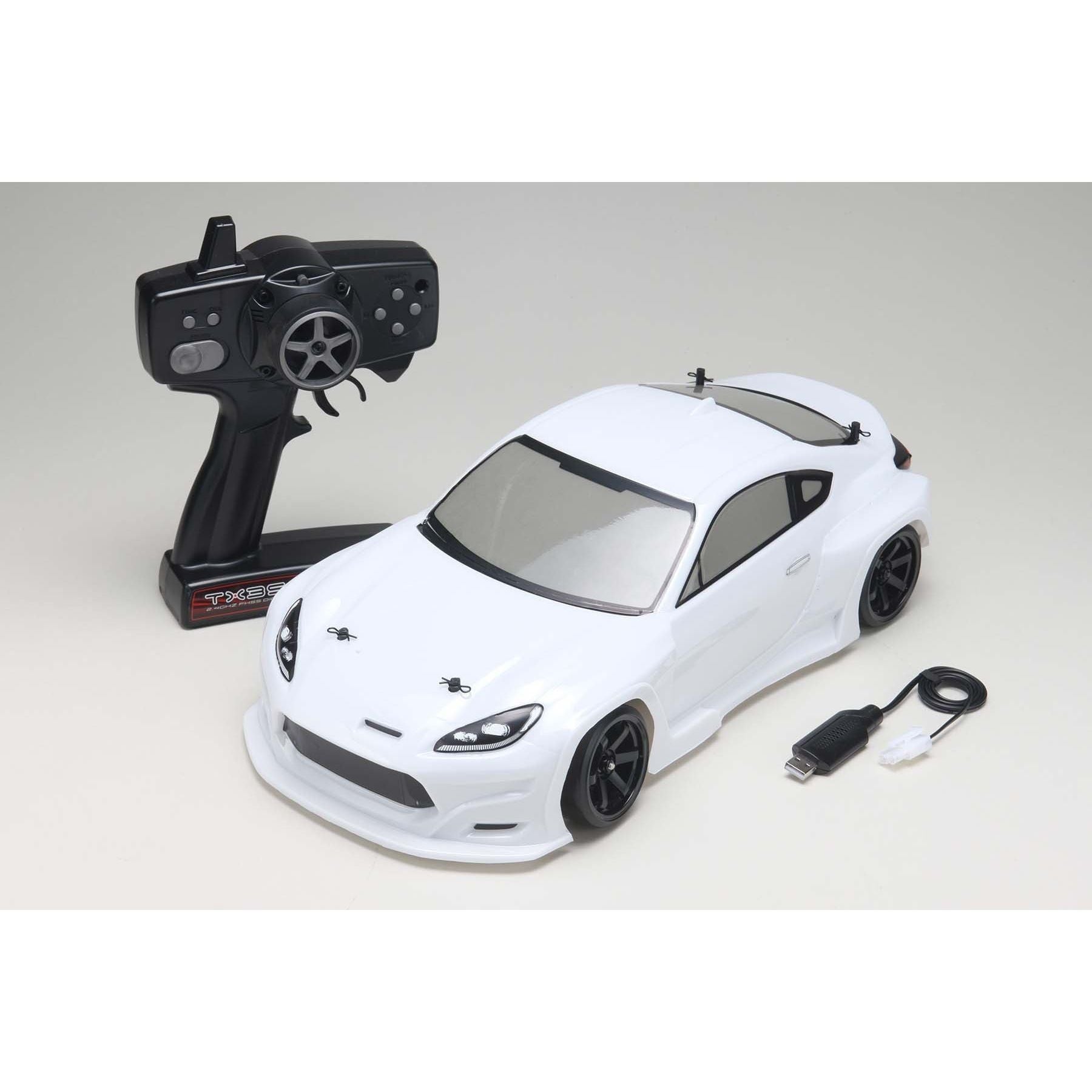YOKOMO 1/10 EP 2WD Drift Package Pandem GR86 White Assembled with Gyro Brushed