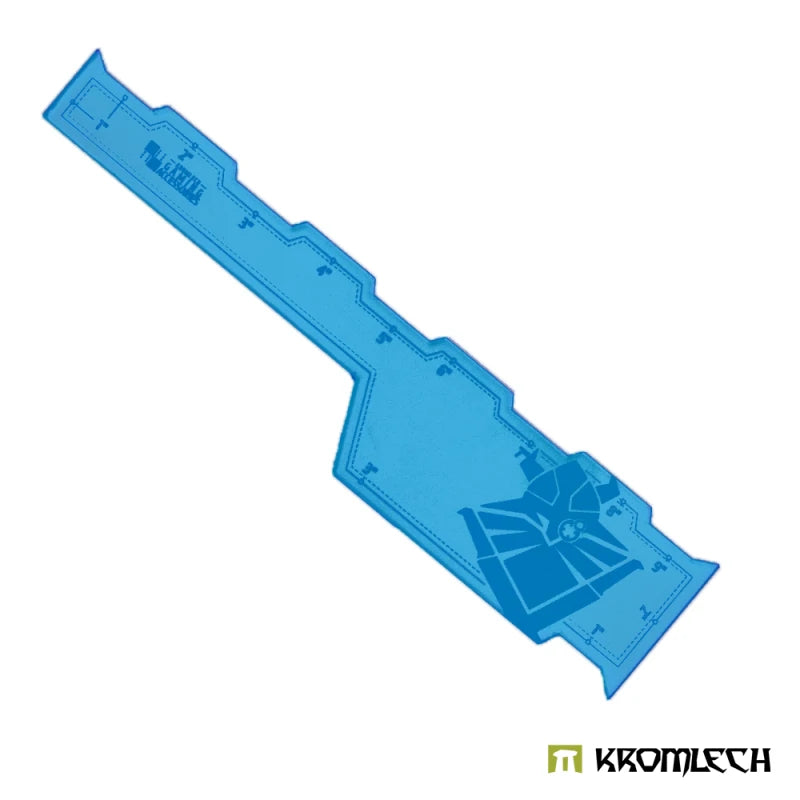 KROMLECH Dvergr Commando Battle Ruler 9 Inch - Blue