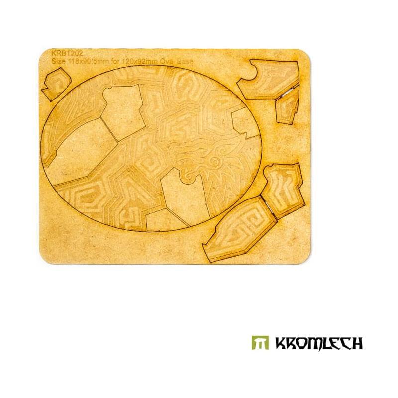 KROMLECH Dvergr Spaceship 120x92mm Oval Base Topper