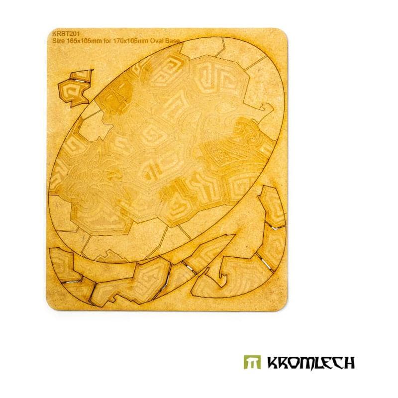 KROMLECH Dvergr Spaceship 170x105mm Oval Base Topper