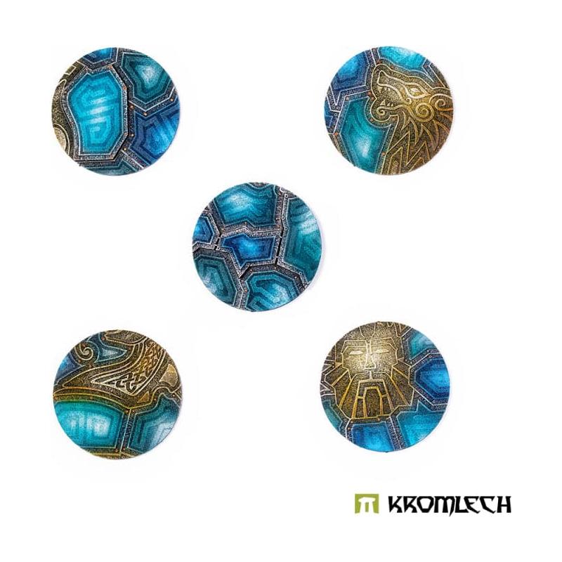 KROMLECH Dvergr Spaceship 50mm Round Base Toppers - 50 mm