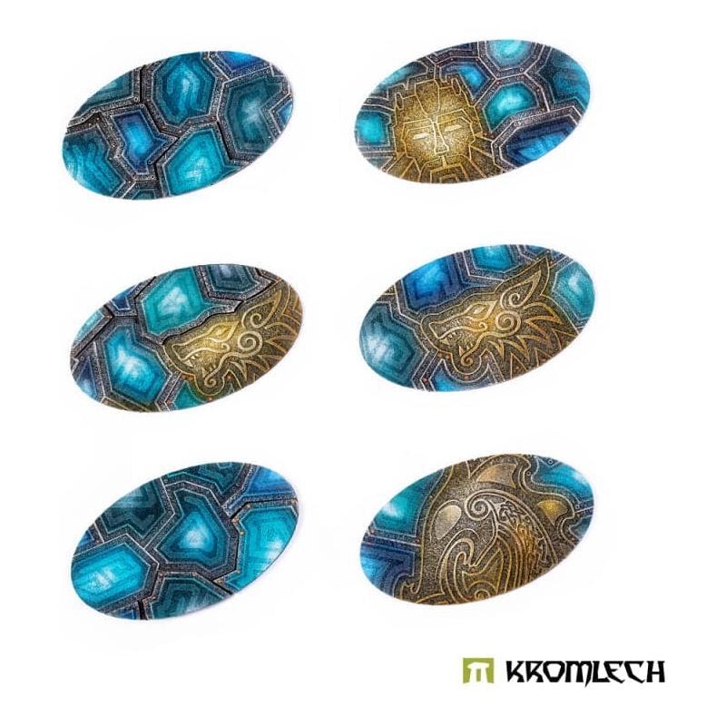 KROMLECH Dvergr Spaceship 75x42 mm Oval Base Toppers