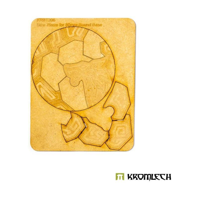 KROMLECH Dvergr Spaceship 80mm Round Base Topper