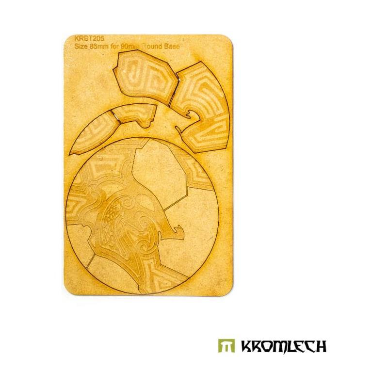 KROMLECH Dvergr Spaceship 90mm Round Base Topper