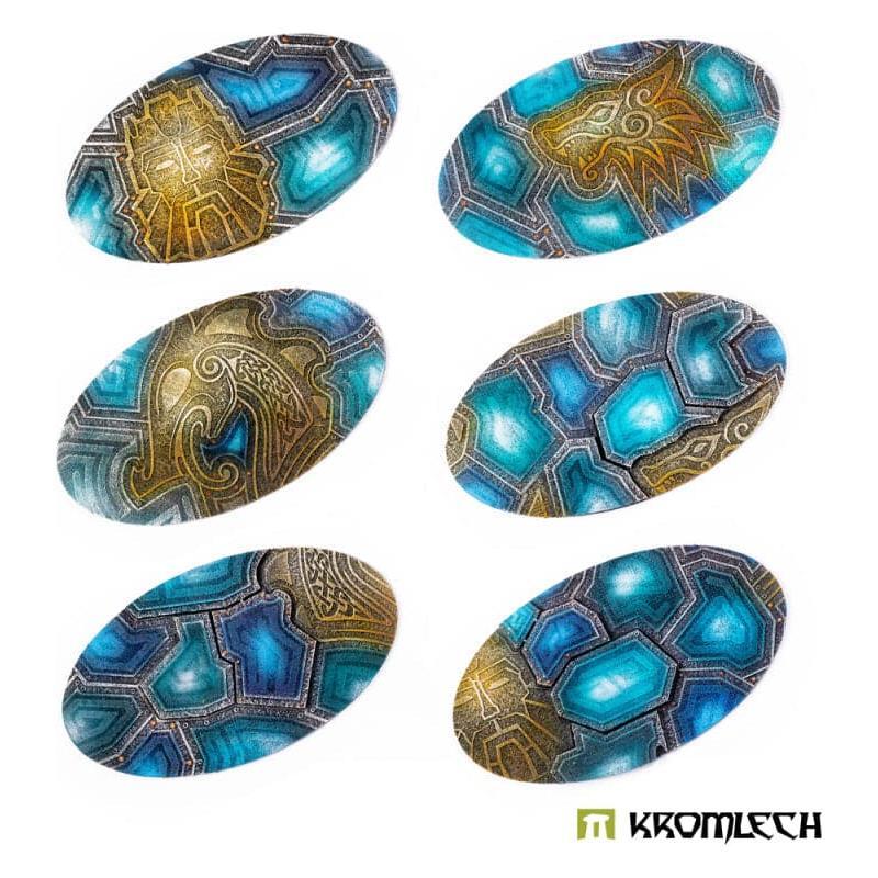 KROMLECH Dvergr Spaceship 90x52mm Oval Base Toppers