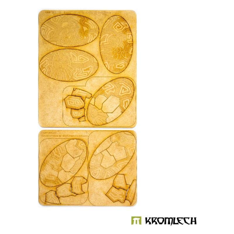 KROMLECH Dvergr Spaceship 90x52mm Oval Base Toppers