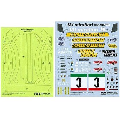 TAMIYA 1/20 Fiat 131 Abarth Rally Olio Fiat