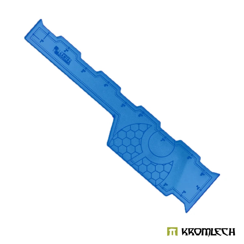 KROMLECH Enclave Battle Ruler 9 Inch - Blue