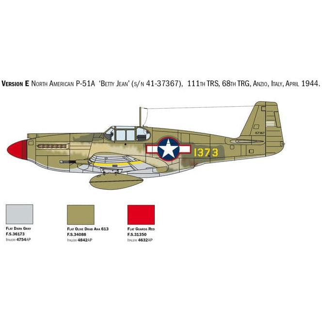 ITALERI 1/72 P-51A Mustang