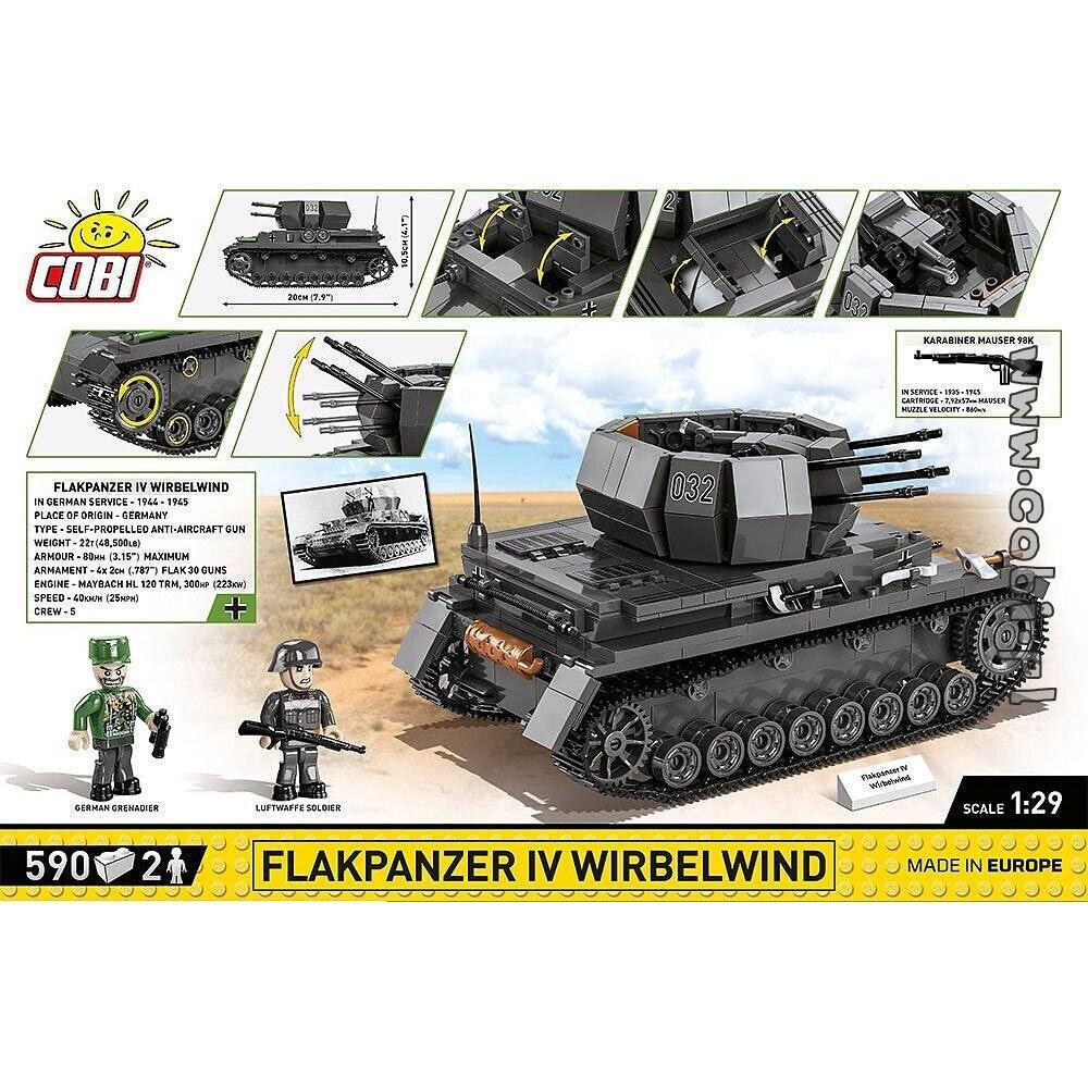 COBI World War II - Flakpanzer IV Wirbelwind (590 Pieces)