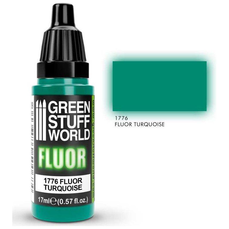 GREEN STUFF WORLD Fluor Paint Turquoise 17ml