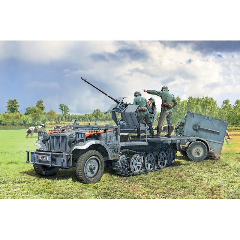 ITALERI Sd.Kfz 10/4 with Flak 30 and Crew