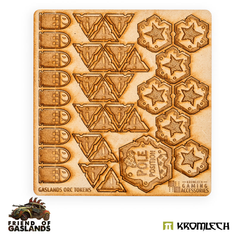KROMLECH Gaslands Orc Tokens