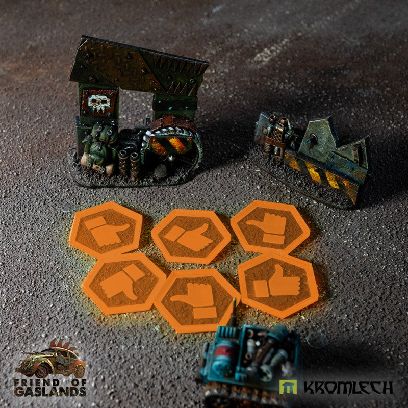 KROMLECH Gaslands Vote Tokens - Orange
