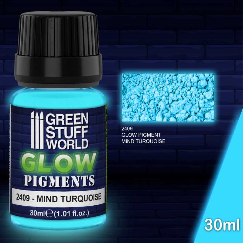 GREEN STUFF WORLD Glow in the Dark - MIND TURQUOISE