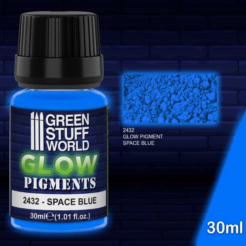 GREEN STUFF WORLD Glow in the Dark - SPACE BLUE