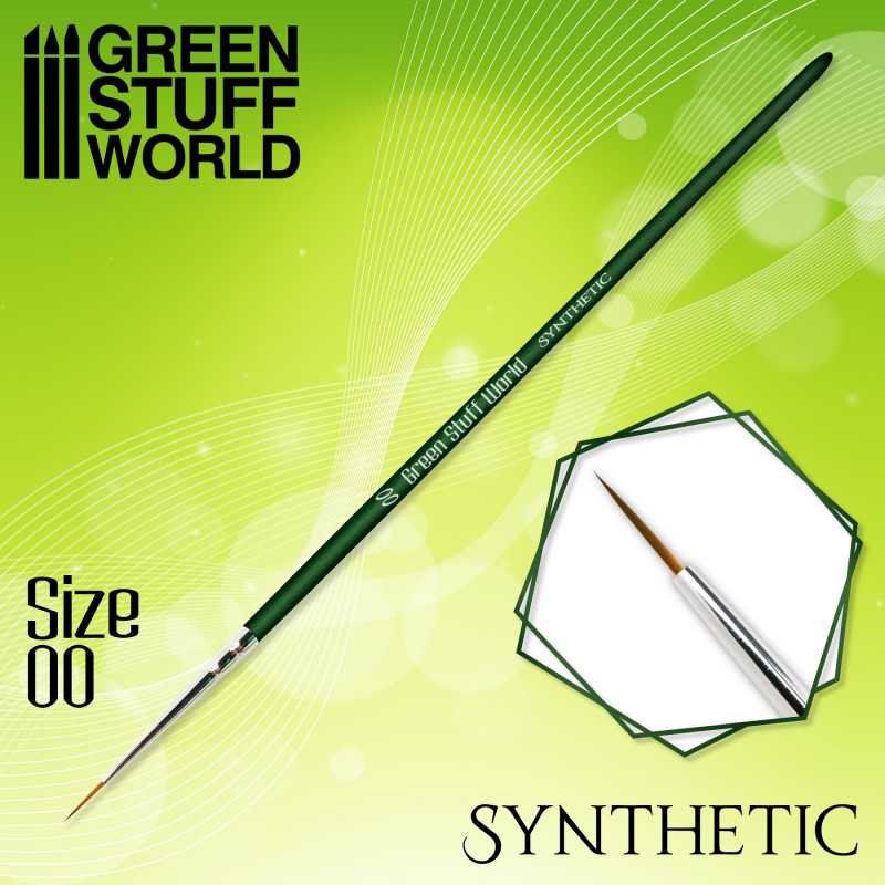 GREEN STUFF WORLD GREEN SERIES Synthetic Brush - Size 00