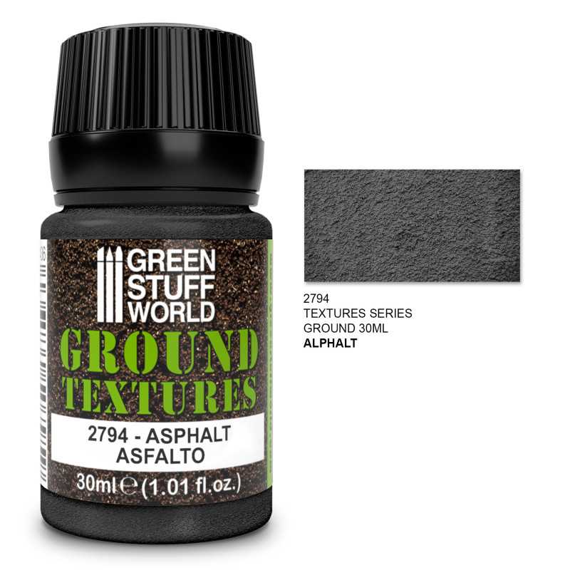 GREEN STUFF WORLD Ground Textures - ASPHALT 30ml