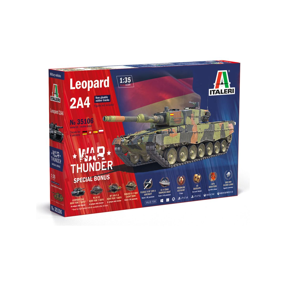 ITALERI Leopard 2A4 (War Thunder Series)
