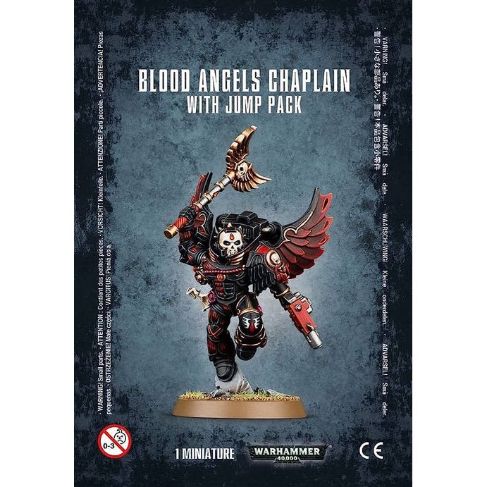GAMES WORKSHOP 41-17 Blood Angels Chaplain with Jump Pack 2020