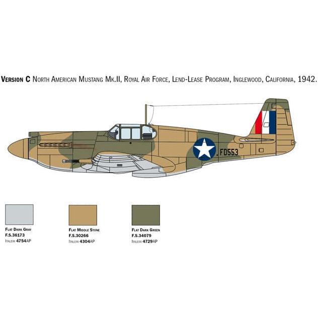 ITALERI 1/72 P-51A Mustang
