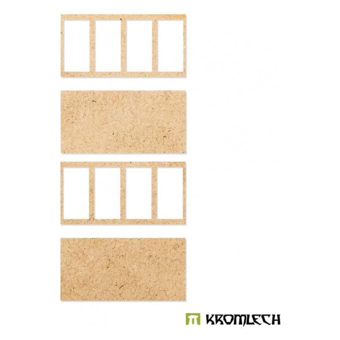 KROMLECH Heavy Cavalry 4x1 Rectangle Base Converter Trays (2)