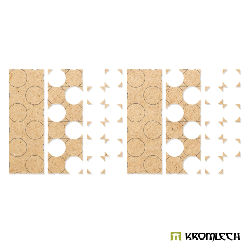 KROMLECH Heavy Infantry 6x2 Round 32 mm Base Adapter Trays