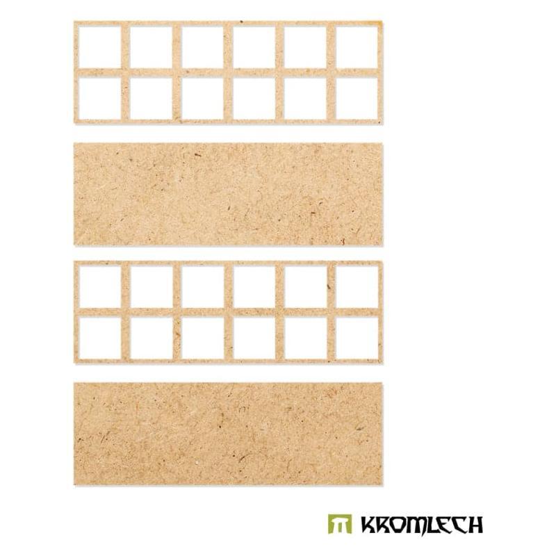 KROMLECH Heavy Infantry 6x2 Square Base Converter Trays (2)