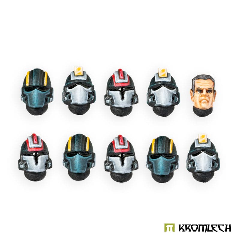 KROMLECH Helldrop Trooper Heads (10)