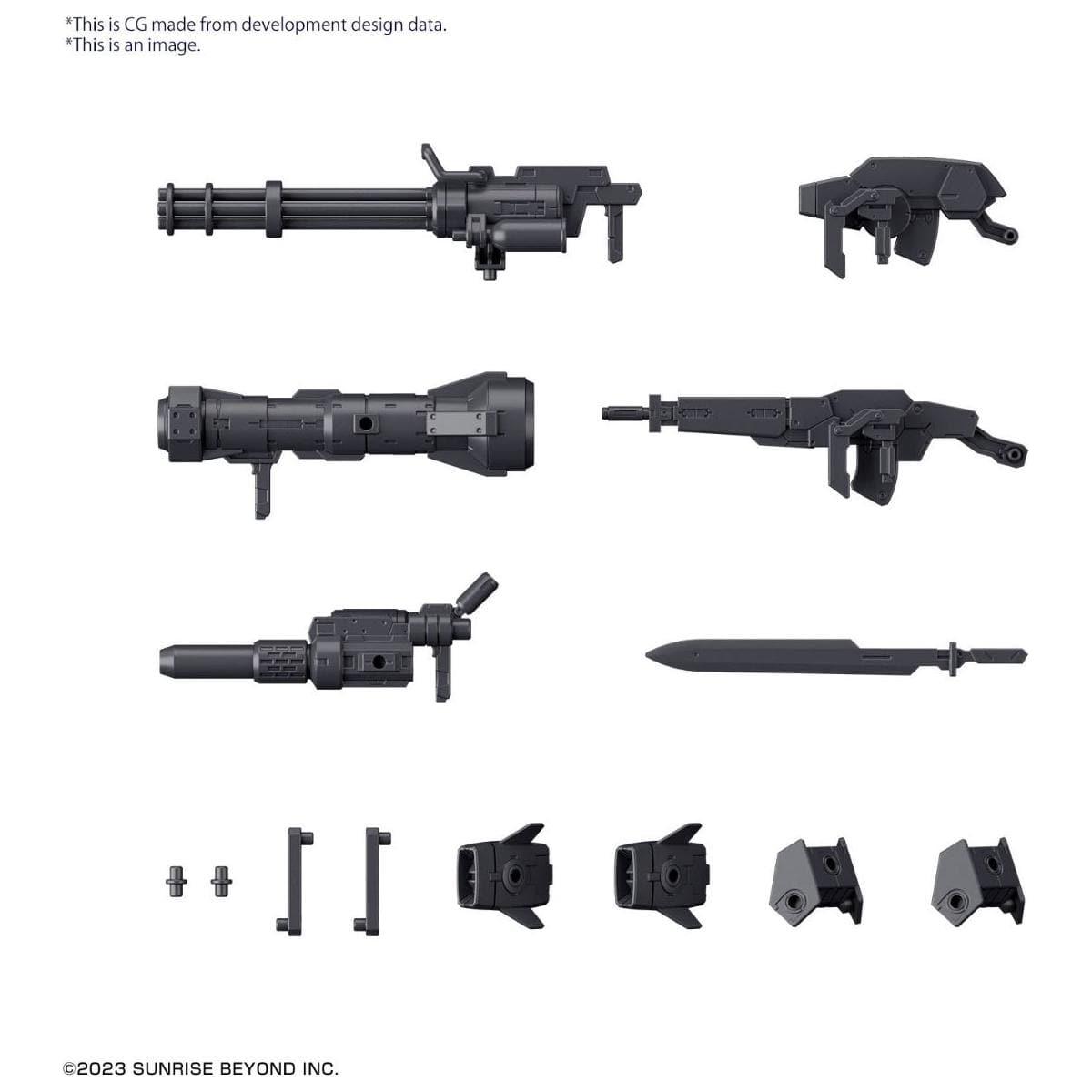 BANDAI 1/72 HG AMAIM Warrior at the Borderline Weapon Set 7