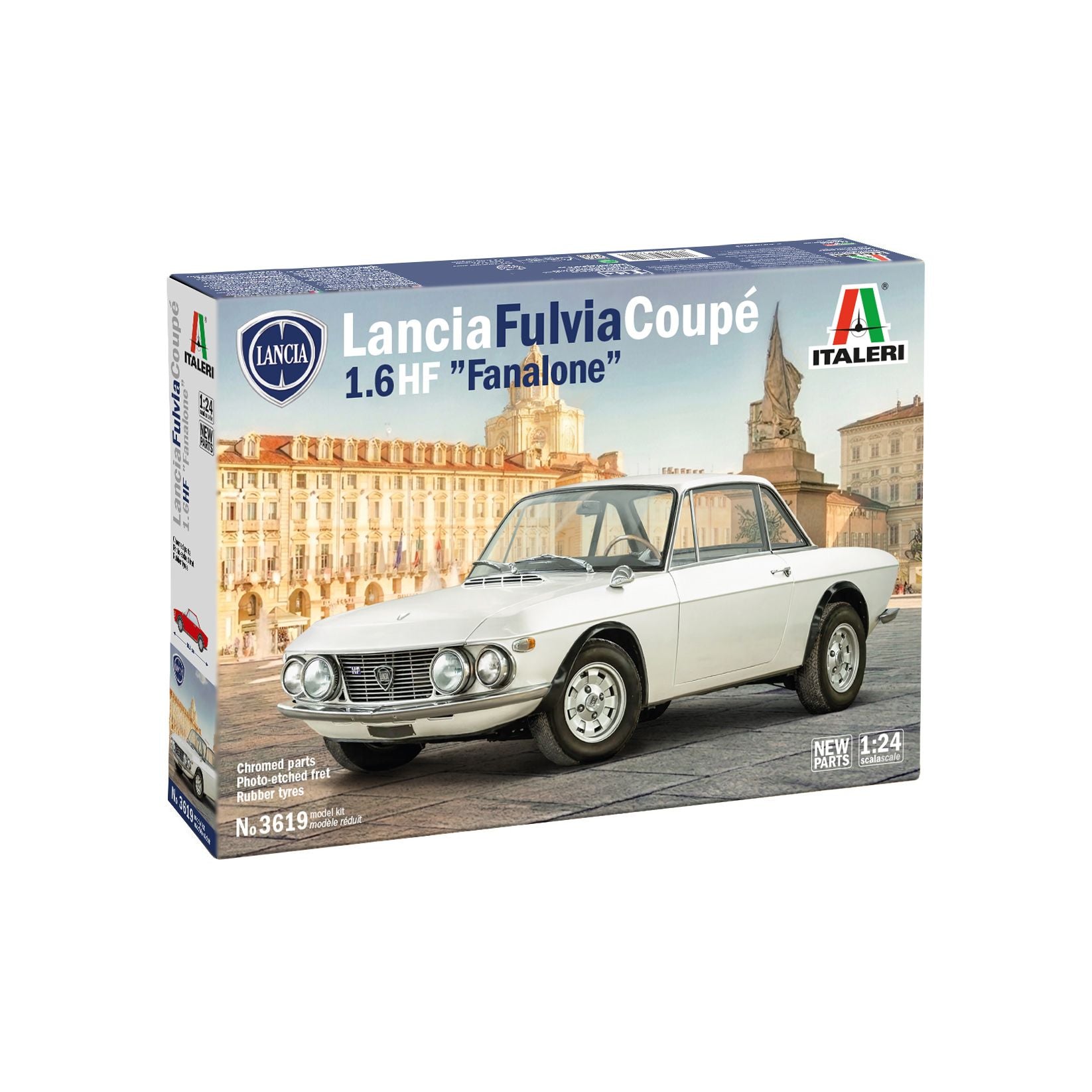 ITALERI 1/24 Lancia Fulvia Coupé 1.6 HF 'Fanalone'
