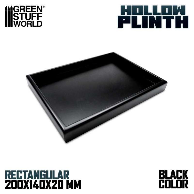 GREEN STUFF WORLD Hollow squared display 20x14 cm Black