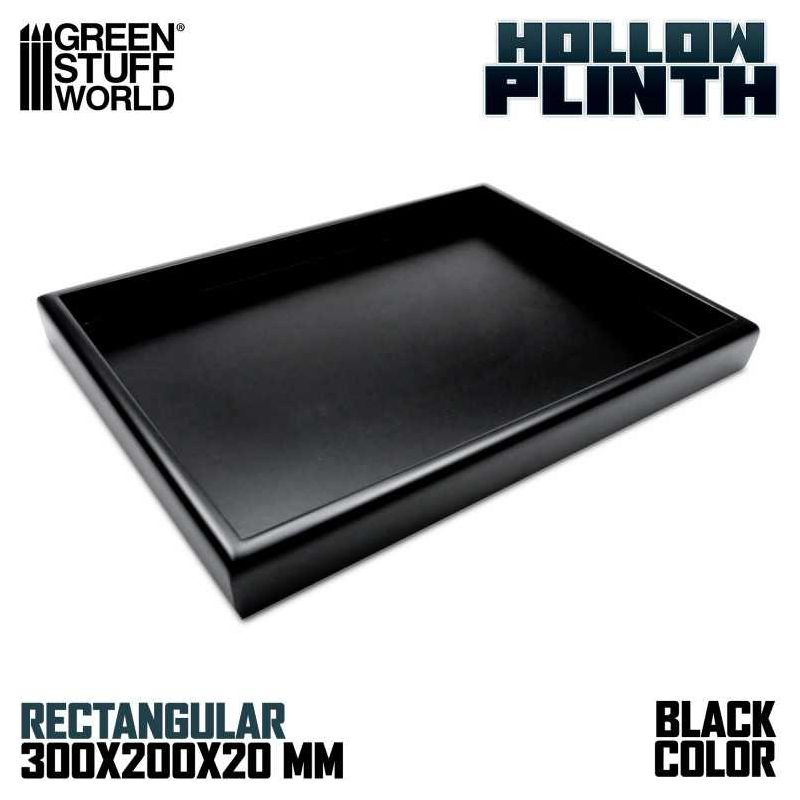 GREEN STUFF WORLD Hollow squared display 20x30 cm Black