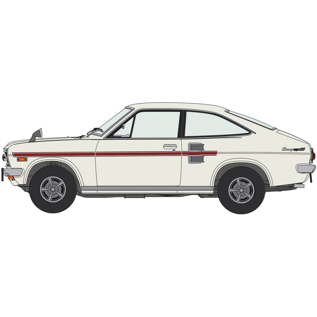 HASEGAWA 1/24 NISSAN SUNNY COUPE (B110) LATE VERSION GX5 (1972)