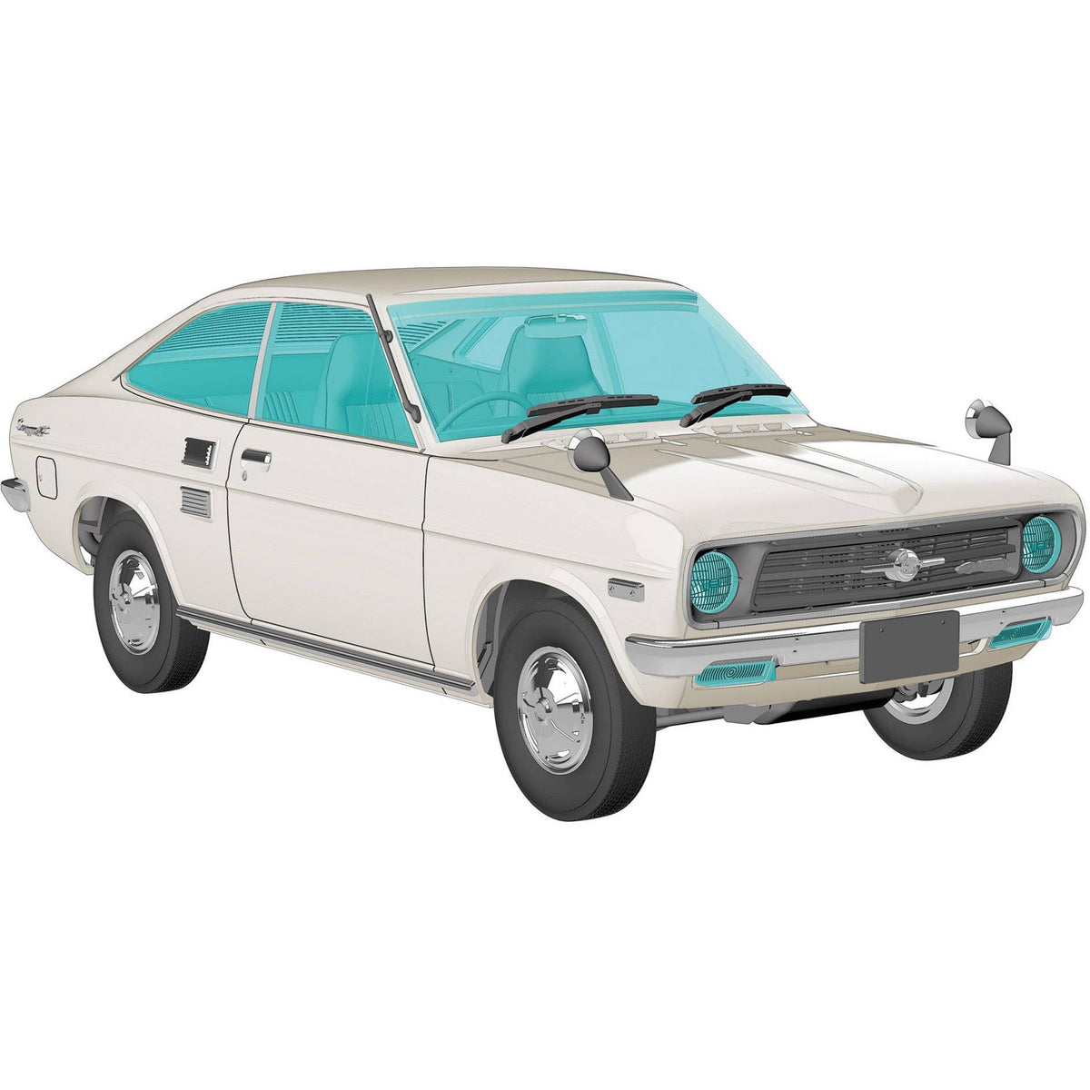 HASEGAWA 1/24 NISSAN SUNNY COUPE (B110) LATE VERSION GX5 (1972)