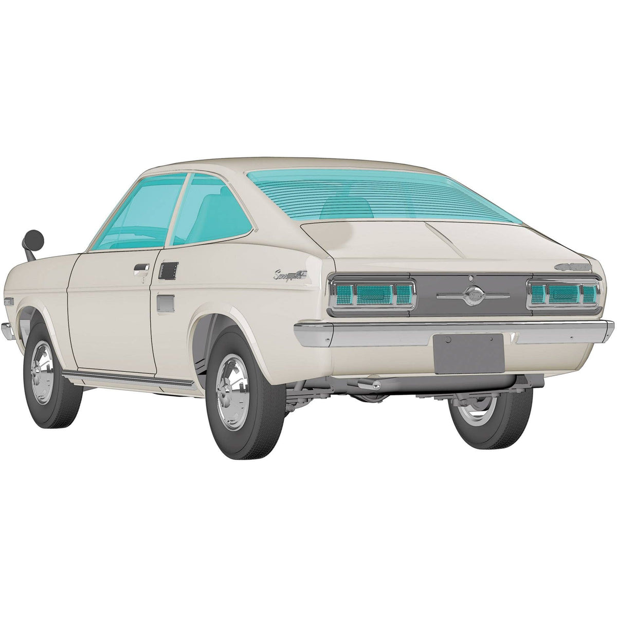 HASEGAWA 1/24 NISSAN SUNNY COUPE (B110) LATE VERSION GX5 (1972)