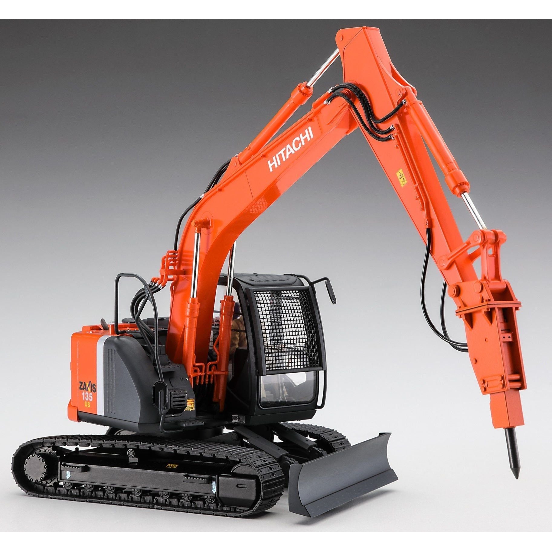 HASEGAWA 1/35 Hitachi Excavator Zaxis 135US Hydraulic Breaker