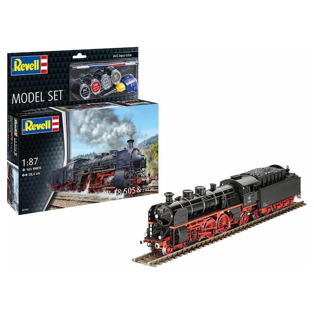 REVELL 1/87 Model Set Express Loco BR 18 505 withTender