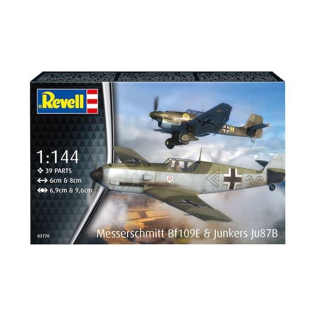 REVELL 1/144 Messerschmitt Bf109E & Junkers Ju87B Stuka