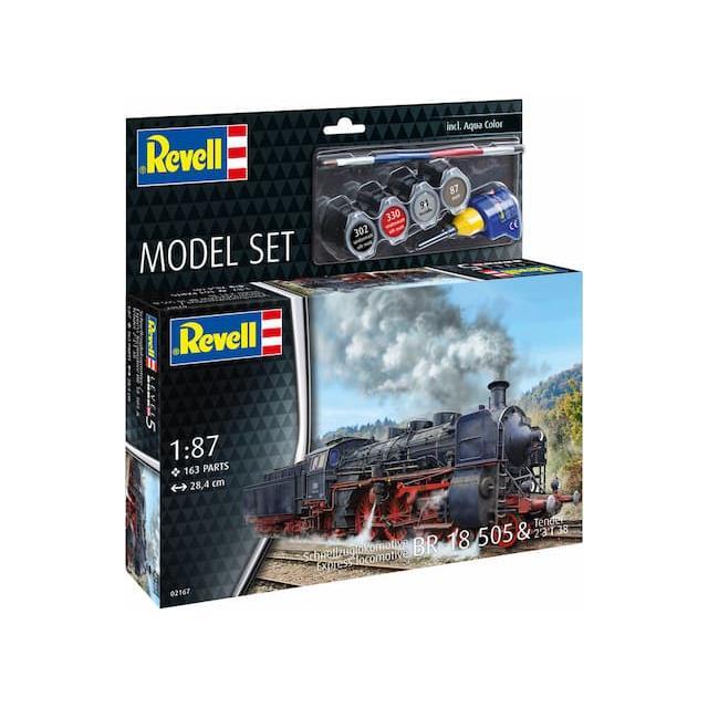 REVELL 1/87 Model Set Express Loco BR 18 505 withTender