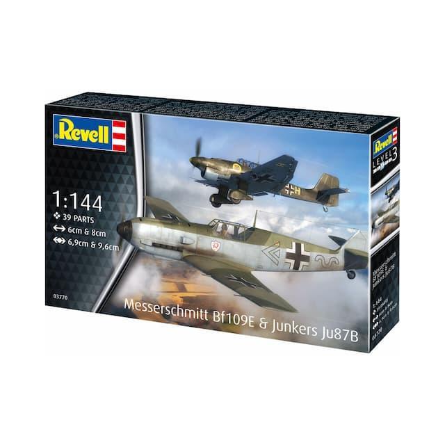REVELL 1/144 Messerschmitt Bf109E & Junkers Ju87B Stuka