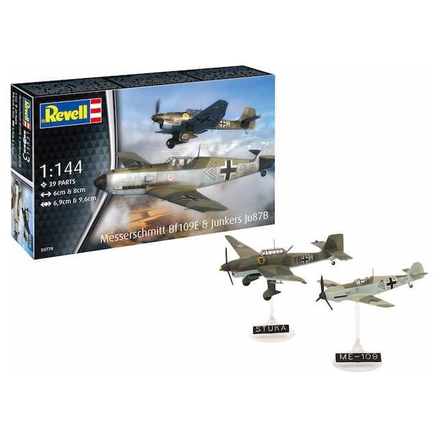 REVELL 1/144 Messerschmitt Bf109E & Junkers Ju87B Stuka