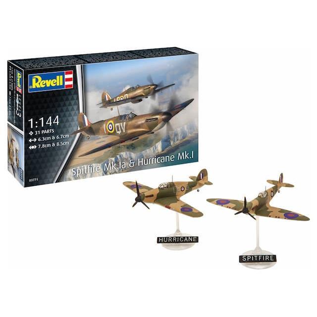 REVELL 1/144 Supermarine Spitfire Mk.la & Hawker Hurricane Mk.I