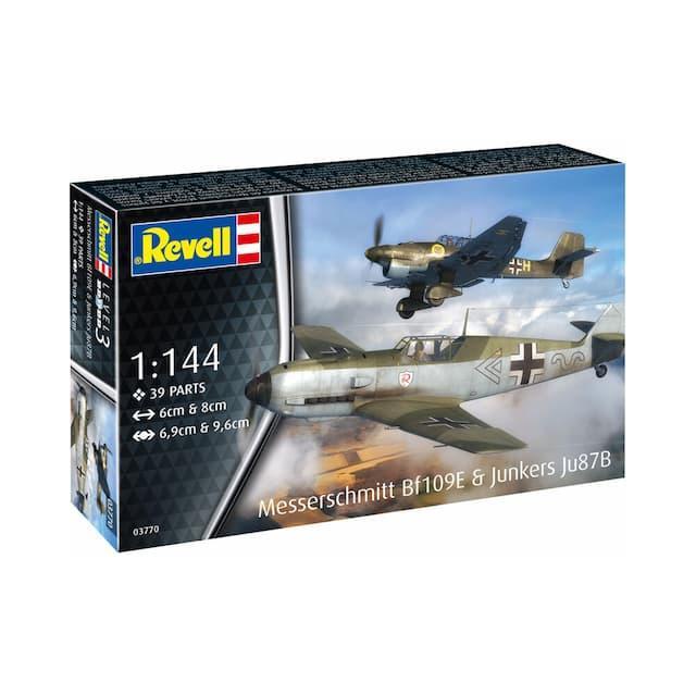 REVELL 1/144 Messerschmitt Bf109E & Junkers Ju87B Stuka