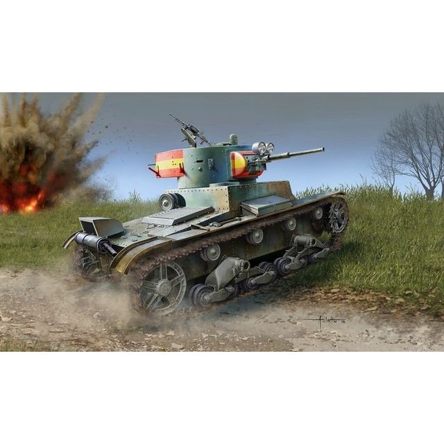 HOBBY BOSS 1/35 Soviet T-26 Light Infantry Tank Mod.1936/37